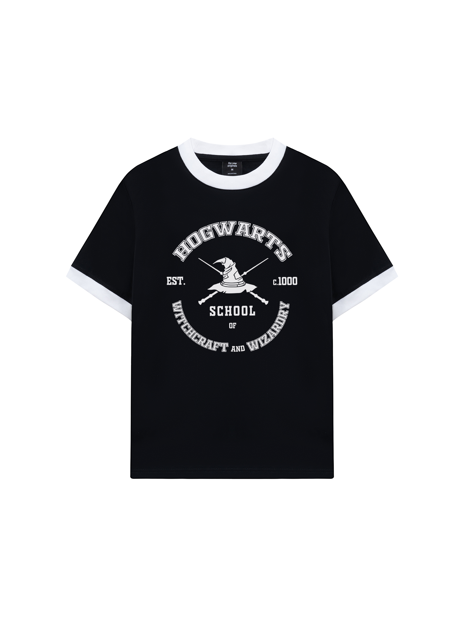 Áo Thun Ringer Relaxed Fit Harry Potter Hogwarts