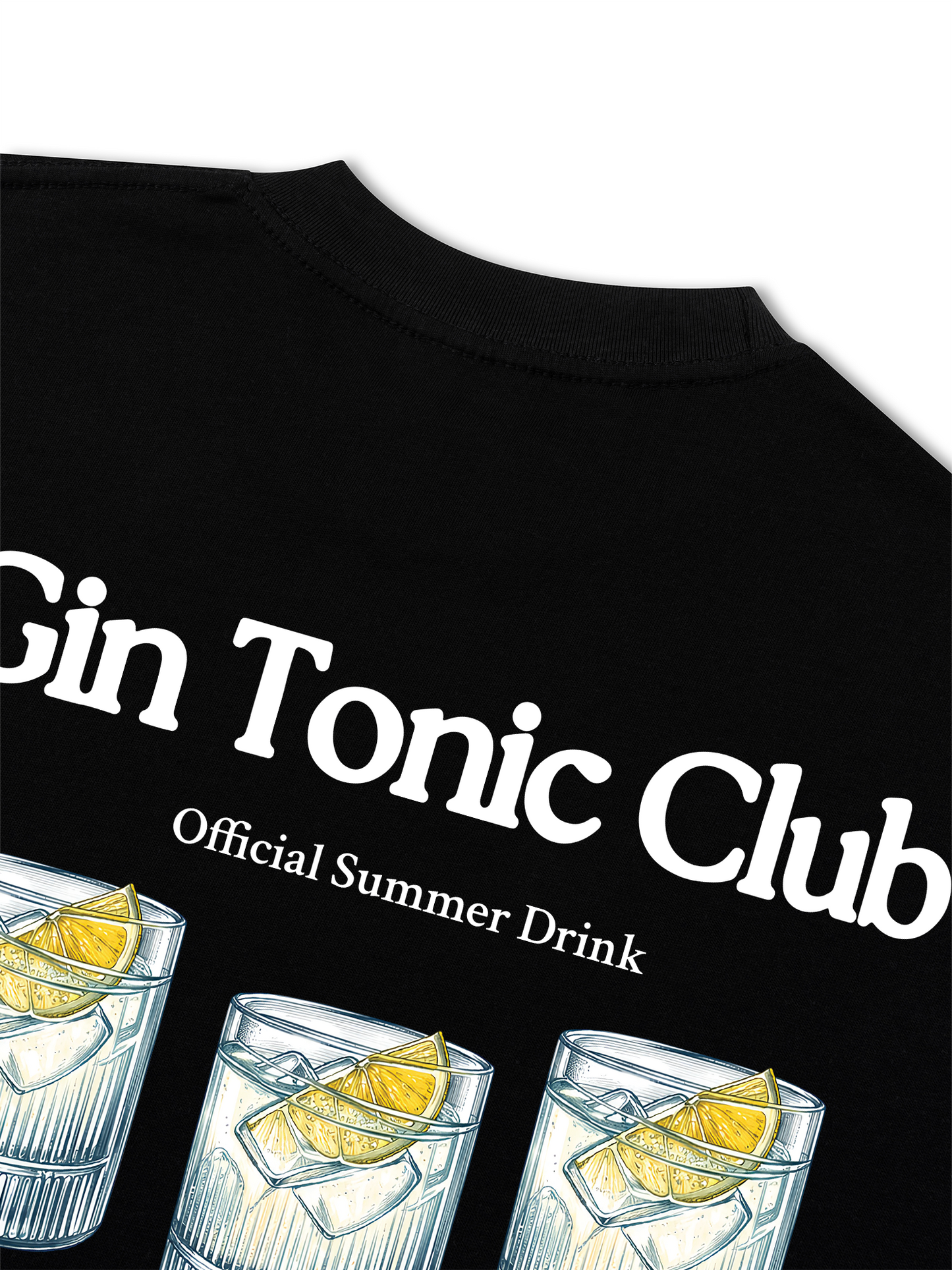 Áo Thun Relaxed Fit Gin Tonic Club
