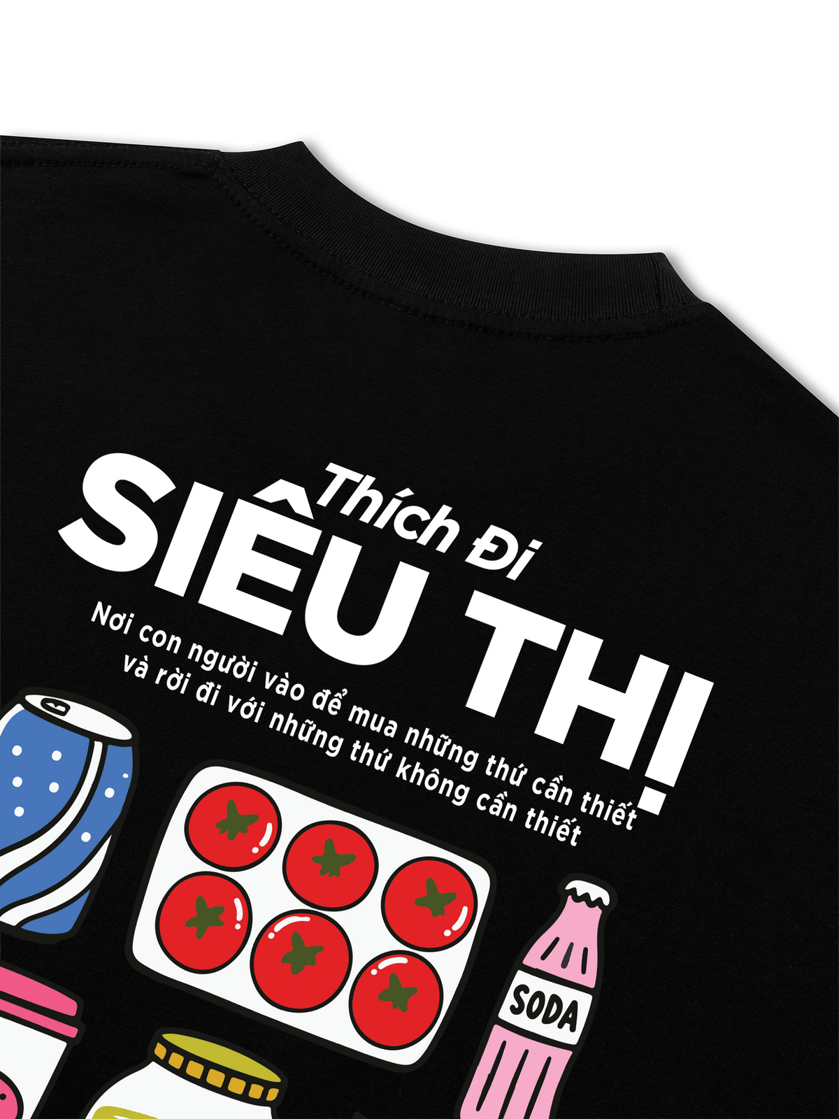 Áo Thun Relaxed Fit Thích Đi Siêu Thị