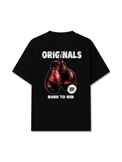 Áo Thun Relaxed Fit Fitnes Boxing Born To Win