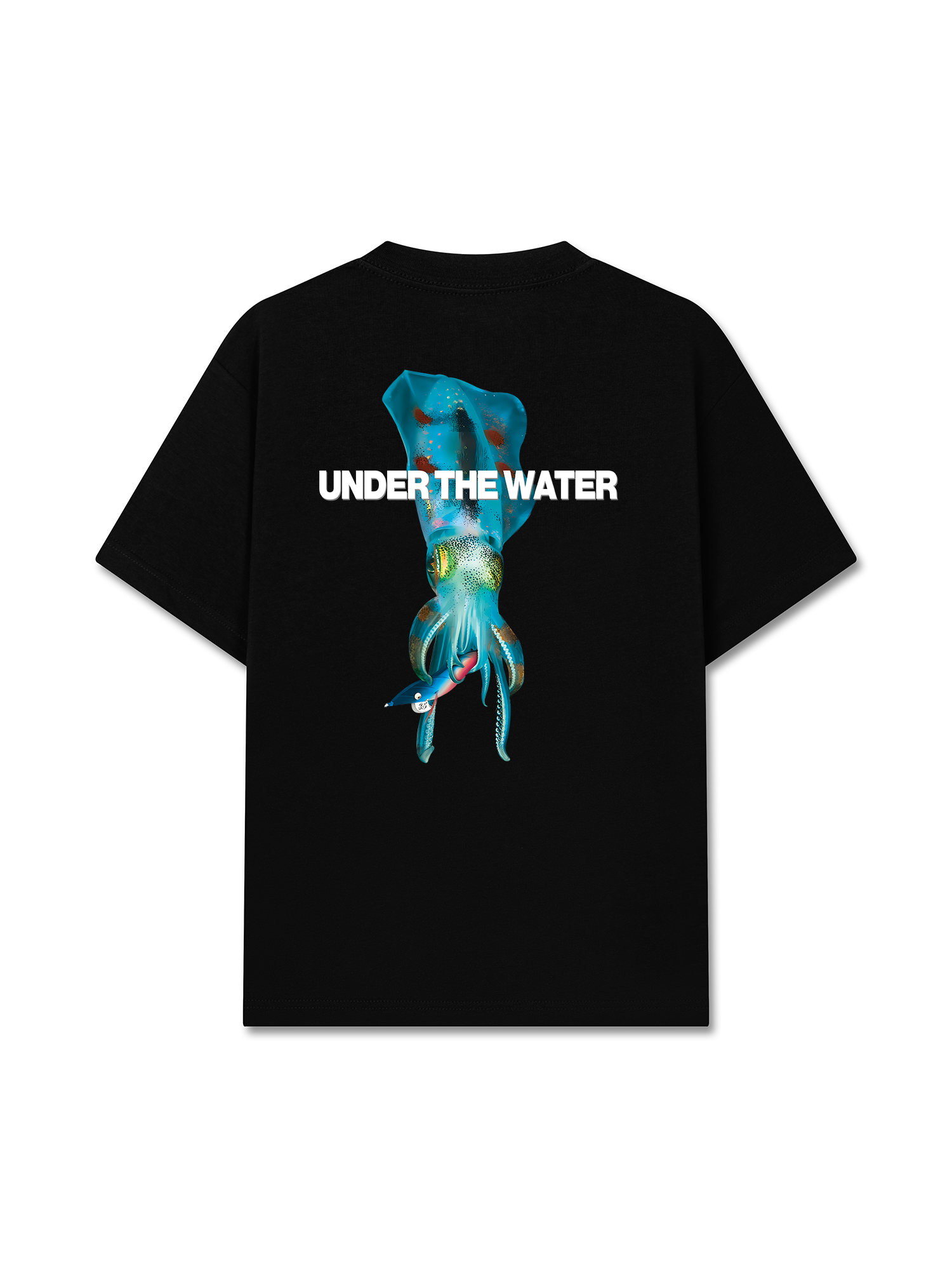Áo Thun Relaxed Fit Ocean Under The Water Squid Ocean IRIE FISHING CLUB