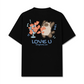 Áo Thun Relaxed Fit Love You Cat Couple