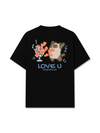Áo Thun Relaxed Fit Love You Cat Couple