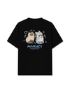 Áo Thun Relaxed Fit Angry Luv Cat Couple