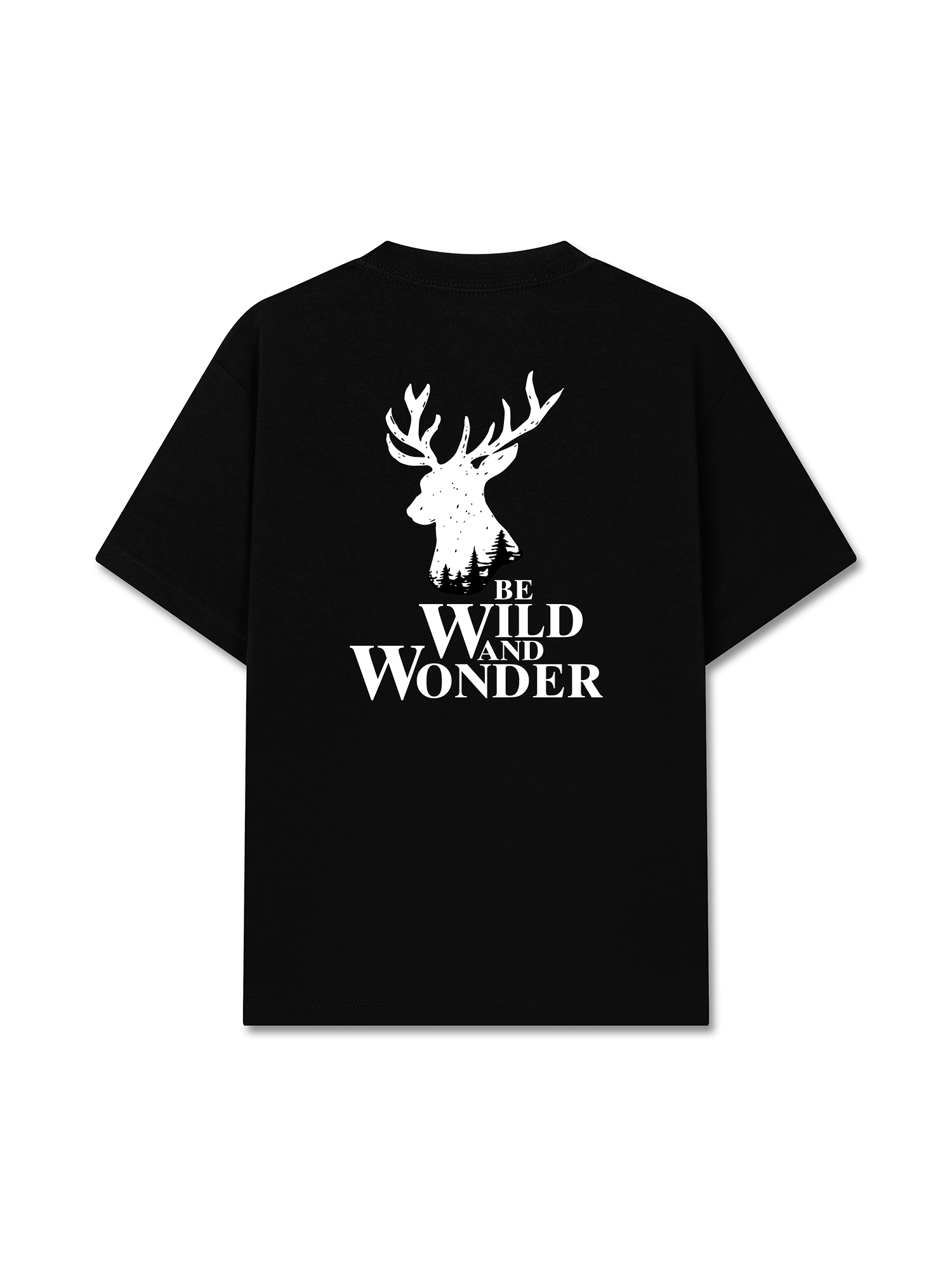 Áo Thun Relaxed Fit Deer Be Wild And Wonder