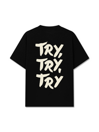 Áo Thun Relaxed Fit Try,Try,Try