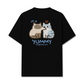 Áo Thun Relaxed Fit Yummy Luv Cat Couple