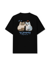 Áo Thun Relaxed Fit Yummy Luv Cat Couple