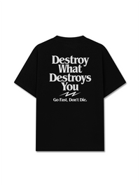 Áo Thun Relaxed Fit Life Vibe Destroy What Destroy You