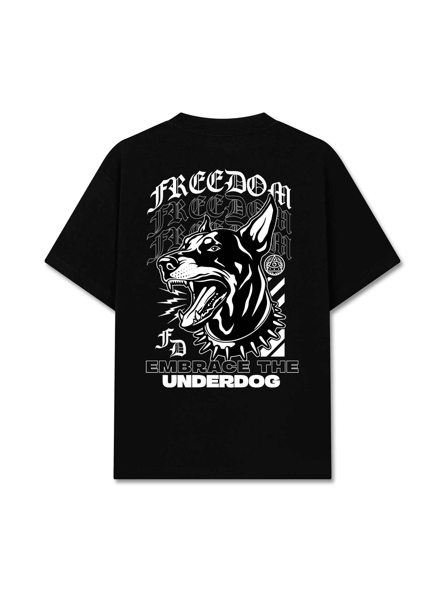 Áo Thun Relaxed Fit Animal Mood Freedom Dobberman