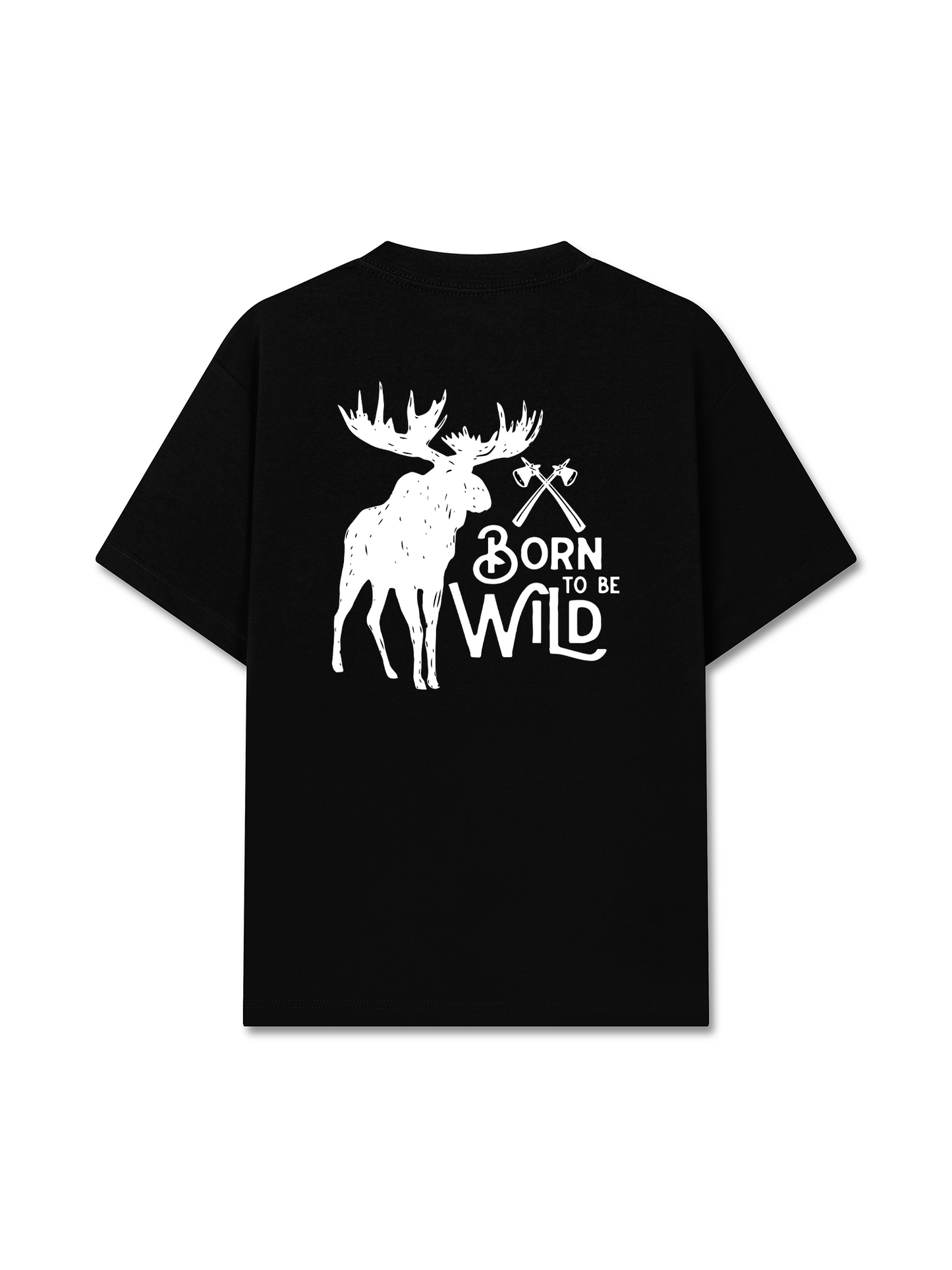 Áo Thun Relaxed Fit Moose Born To Be Wild
