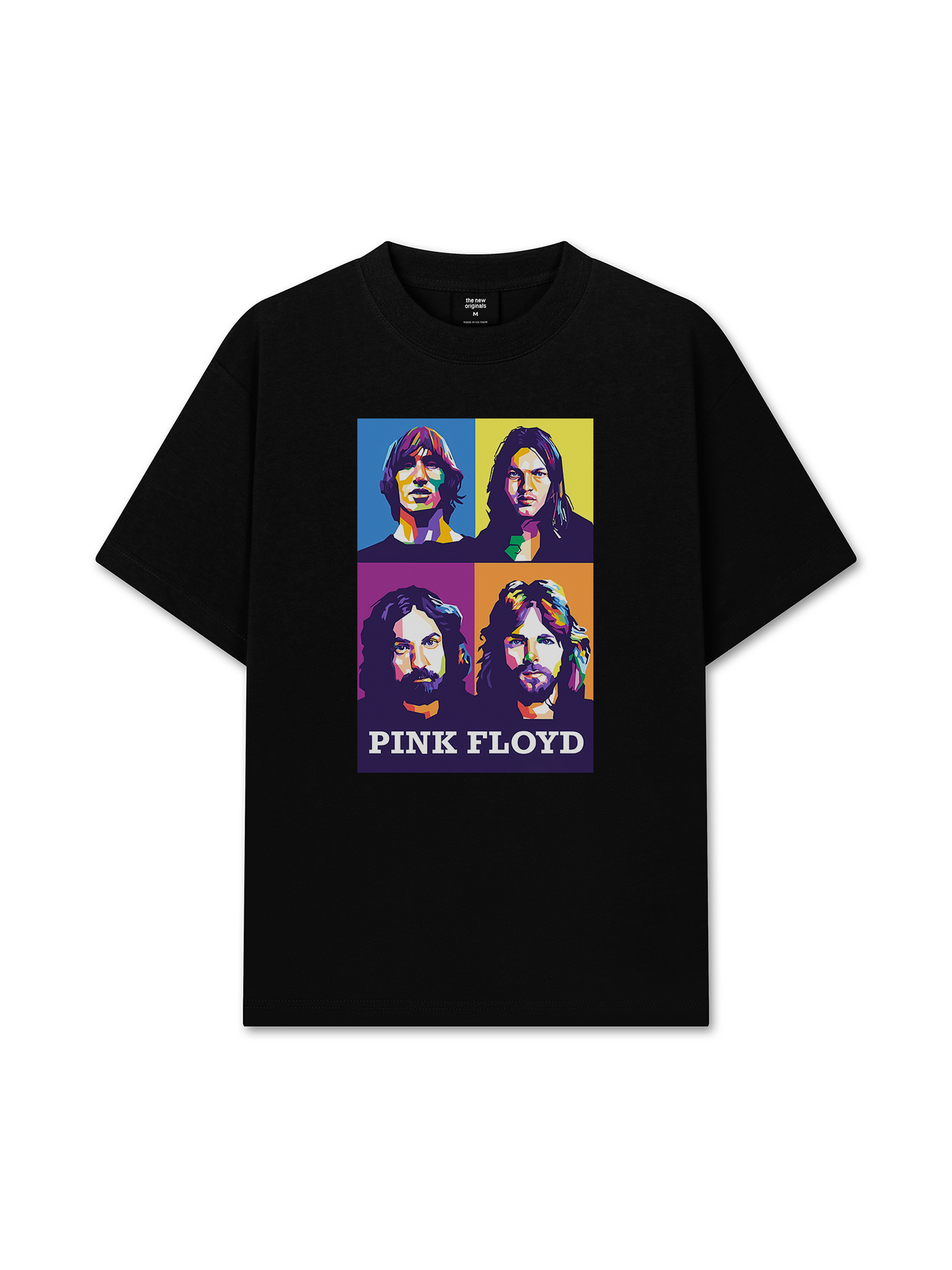 Áo Thun Relaxed Fit Pink Floyd Band Poster