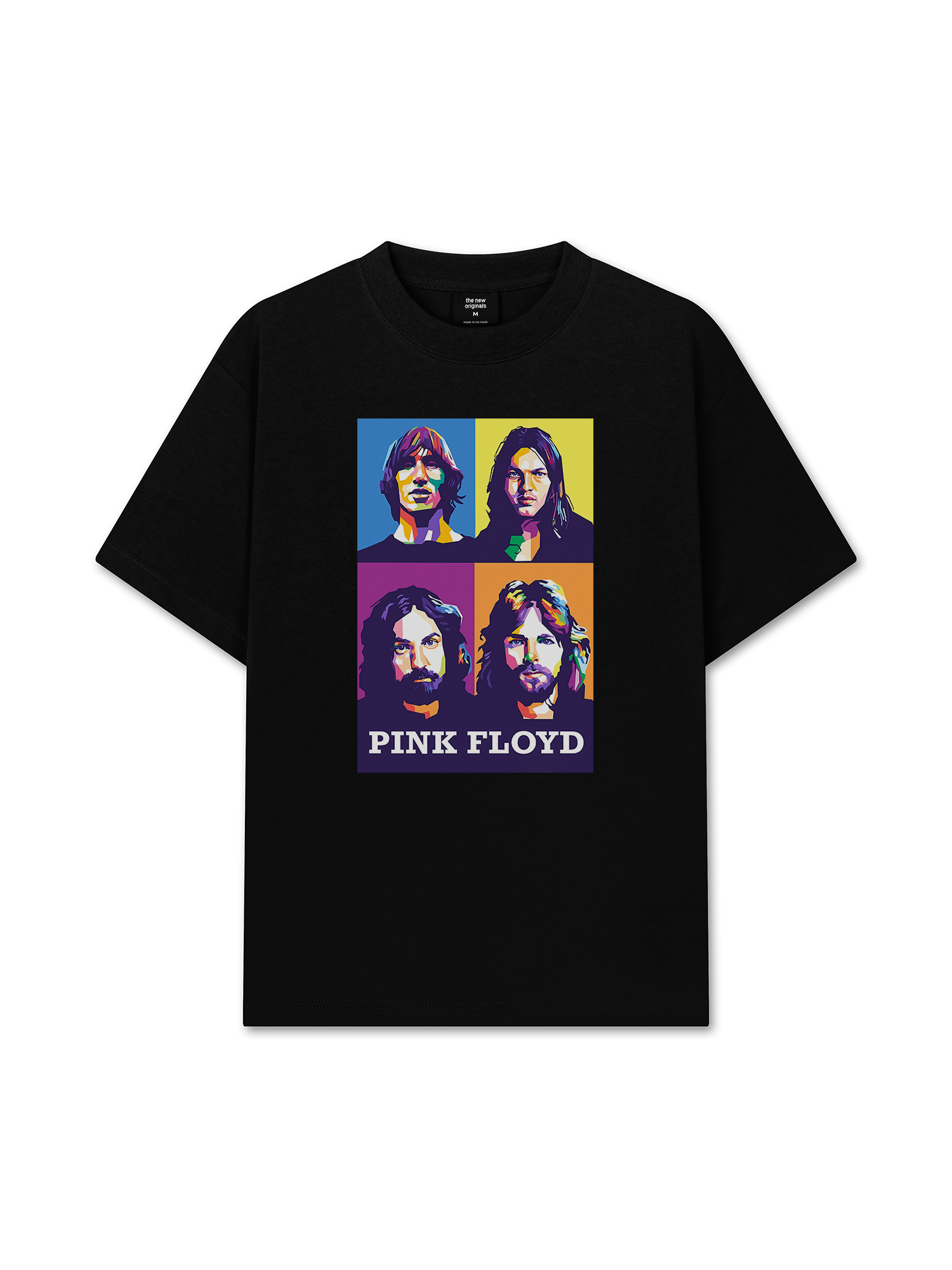 Áo Thun Relaxed Fit Pink Floyd Band Poster