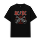 Áo Thun Relaxed Fit Music Rock AC DC I Wanna Rock & Roll