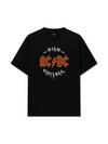 Áo Thun Relaxed Fit Music Rock AC DC High Voltage