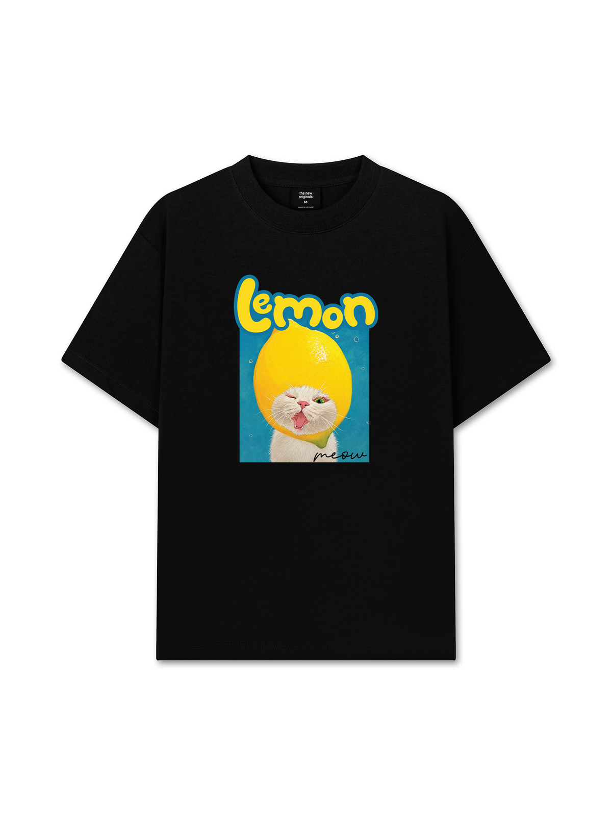 Áo Thun Relaxed Fit Lemon Meow