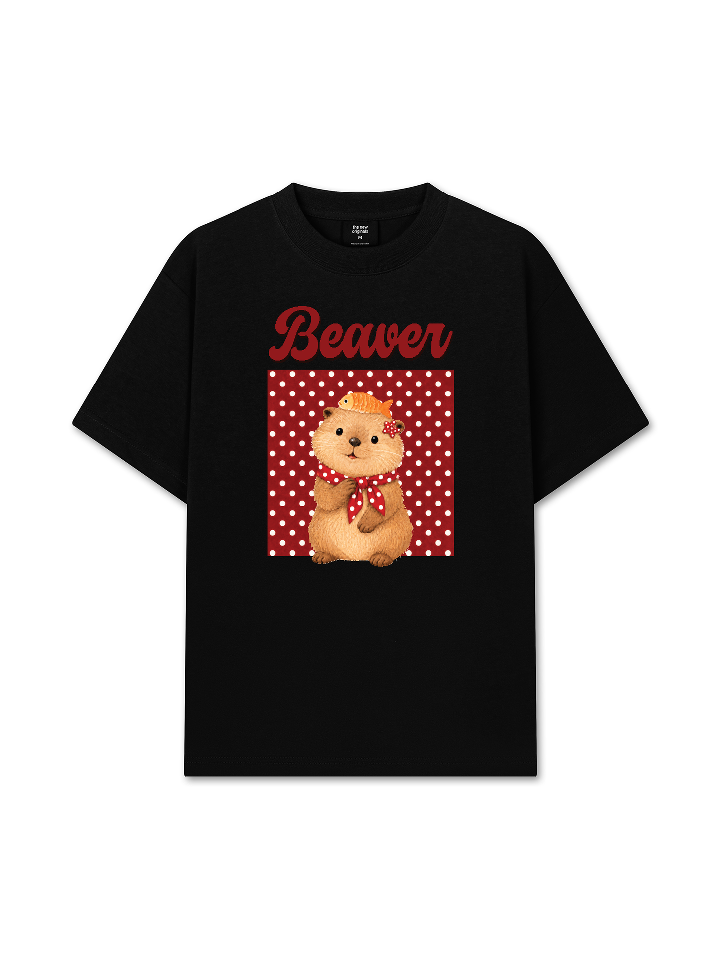 Áo Thun Relaxed Fit Animal Mood Cozy Penguin