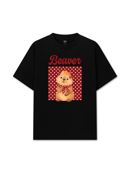 Áo Thun Relaxed Fit Animal Mood Cozy Penguin
