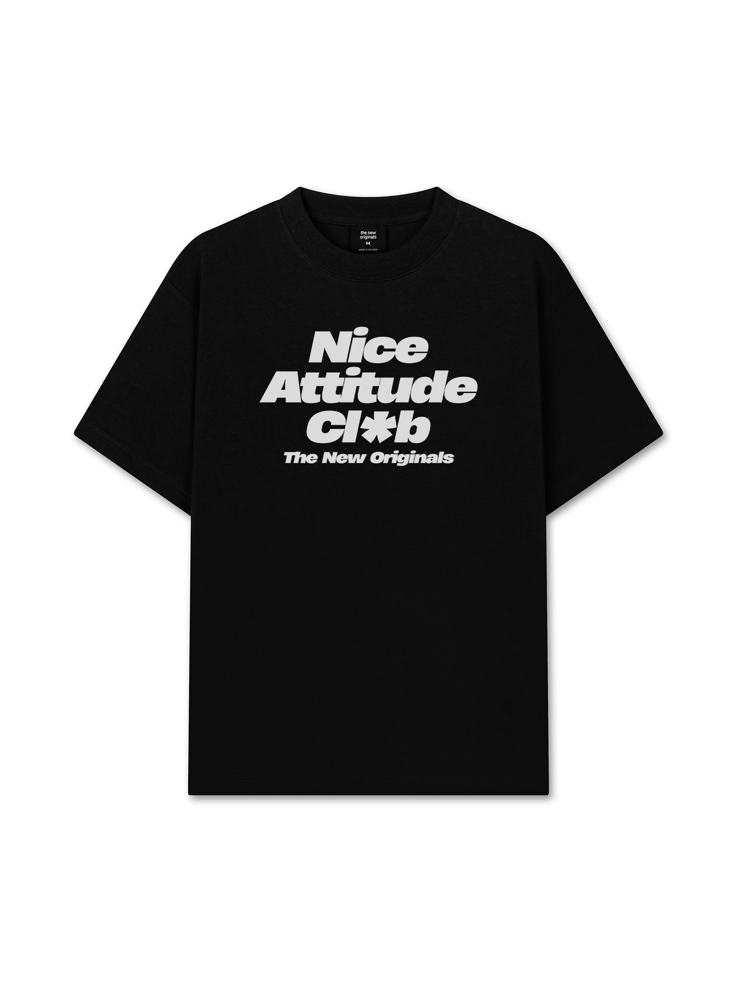 Áo Thun Relaxed Fit Life Vibe Nice Attitude