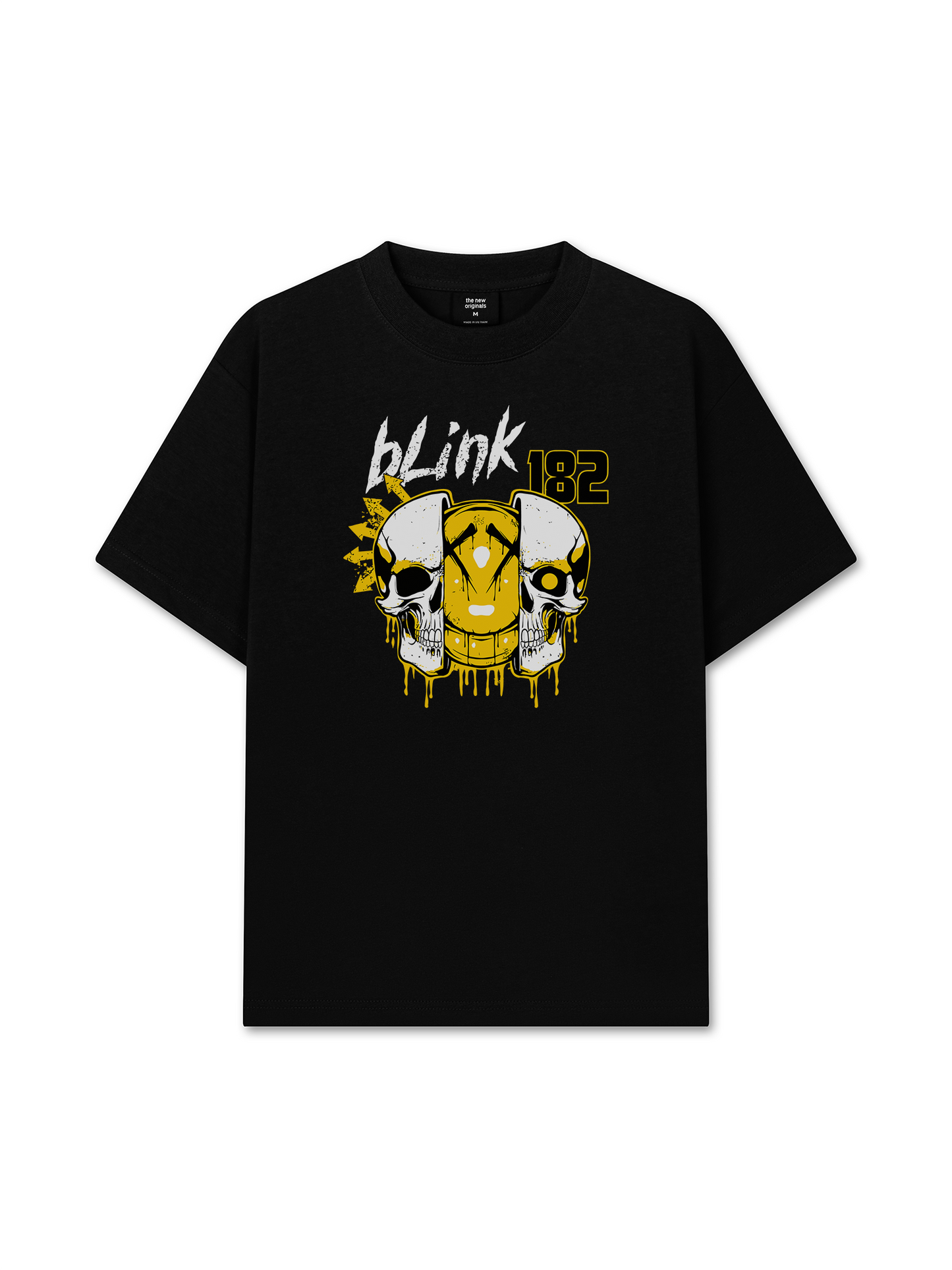 Áo Thun Relaxed Fit Blink 182 Skull Scary