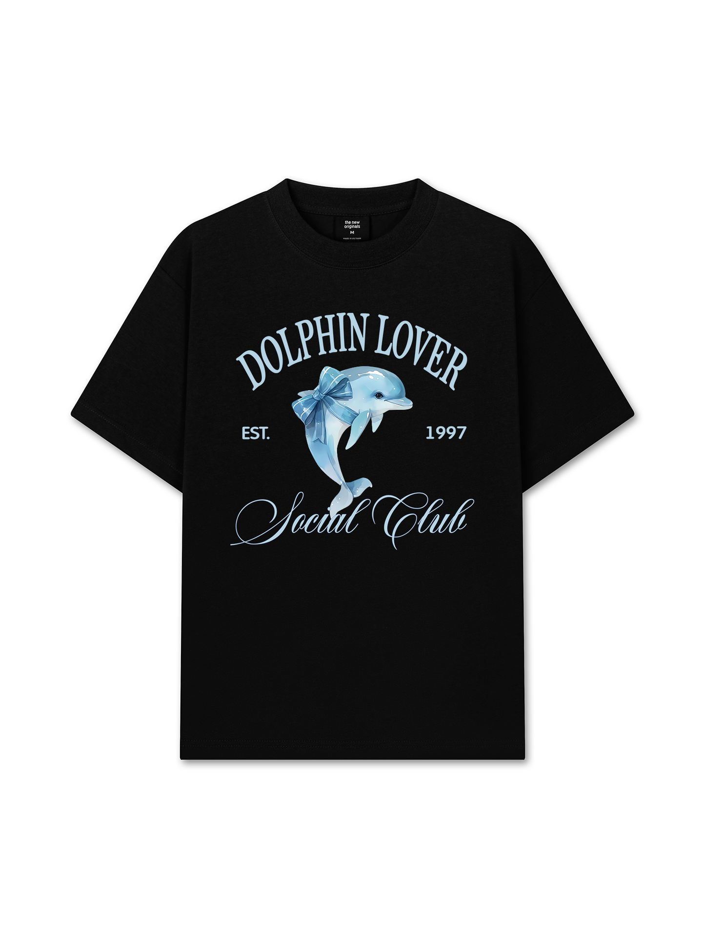 Áo Thun Relaxed Fit Ocean Dolphin Lover