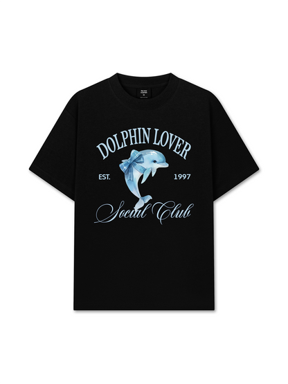 Áo Thun Relaxed Fit Ocean Dolphin Lover