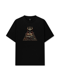 Áo Thun Relaxed Fit AC DC Logo Skull Cannon