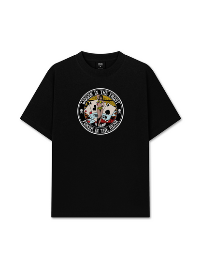 Áo Thun Relaxed Fit Lucky Liquor In The Front