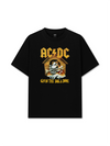 Áo Thun Relaxed Fit Music Rock AC DC Given The Dog A Bone