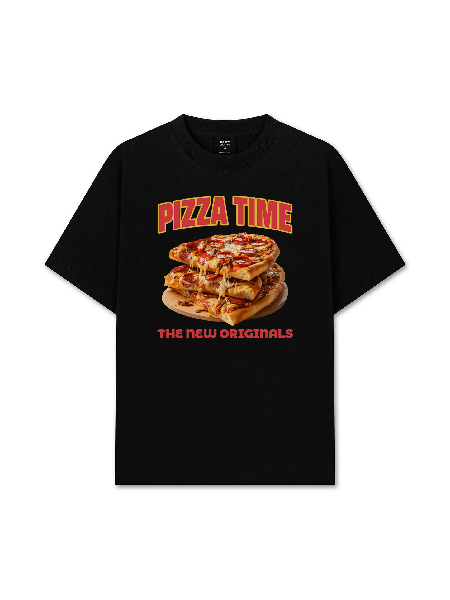 Áo Thun Relaxed Fit Foody Pizza Time