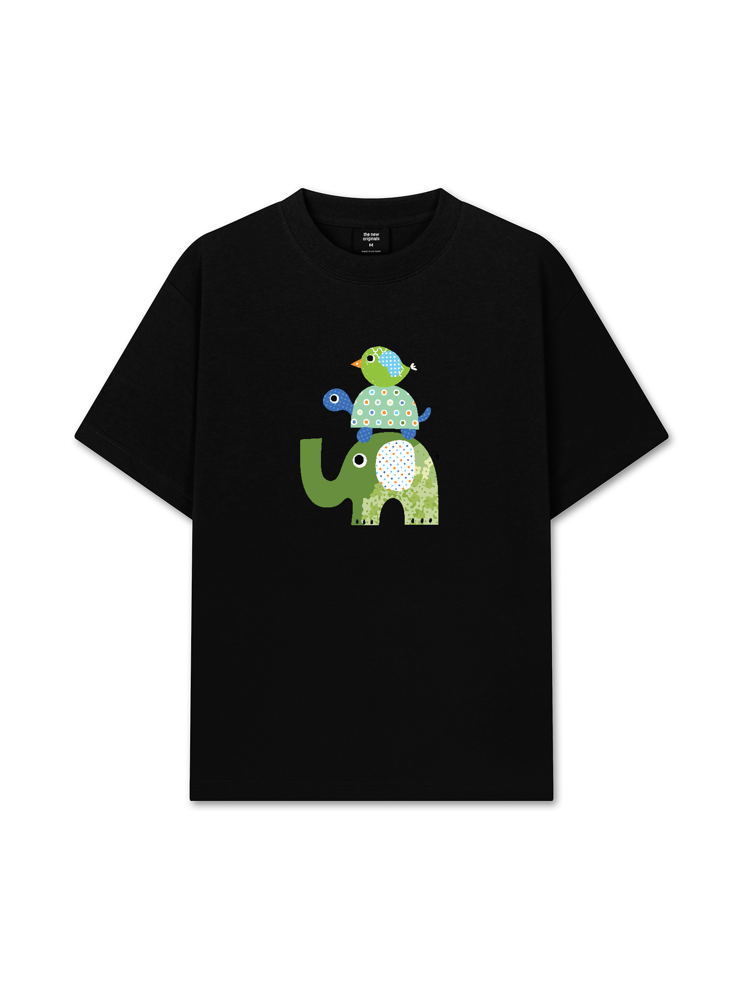 Áo Thun Relaxed Fit Elephant Stack