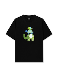 Áo Thun Relaxed Fit Elephant Stack