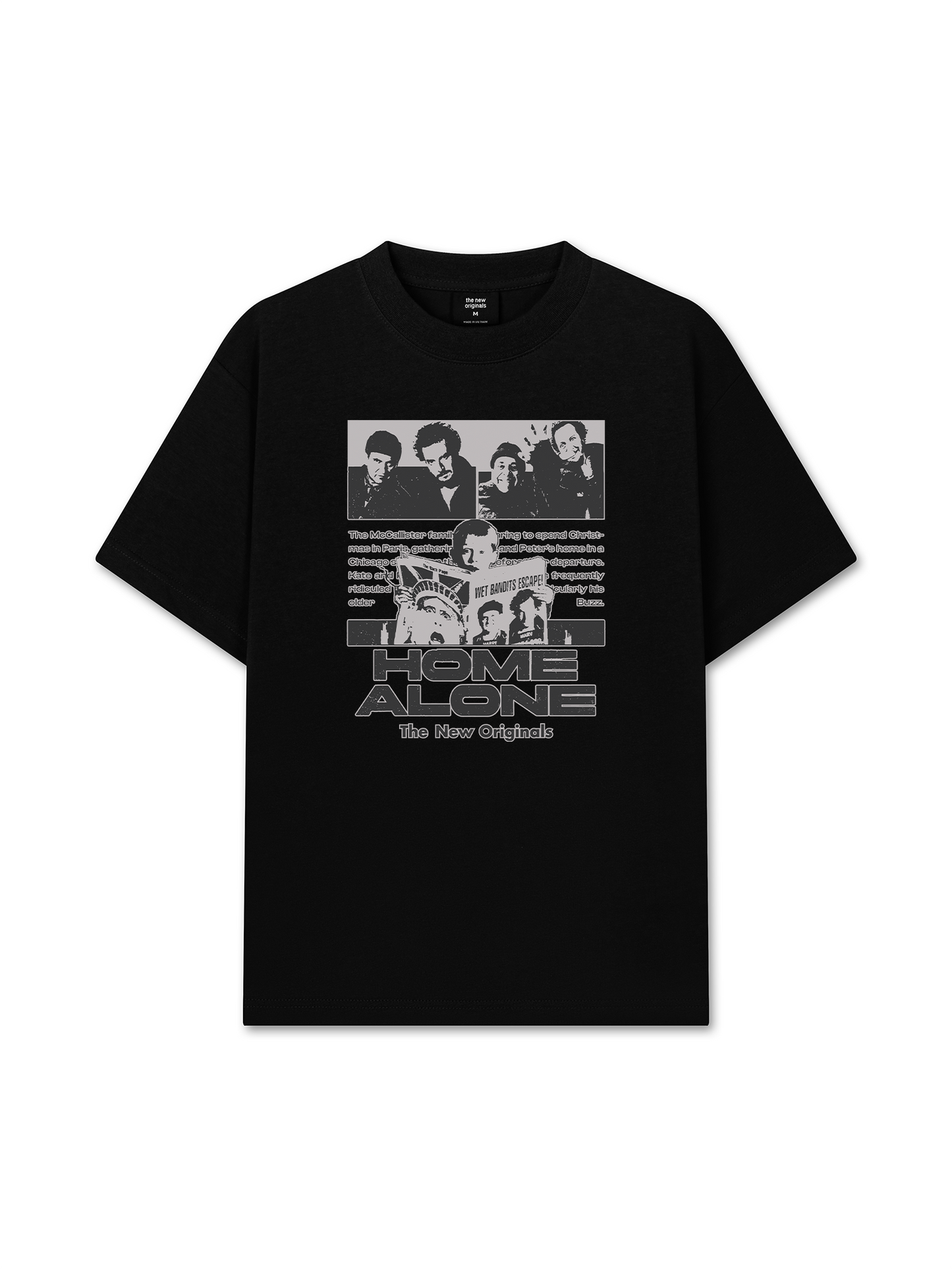 Áo Thun Relaxed Fit Movie Home Alone Vintage