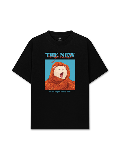 Áo Thun Relaxed Fit Sleepy Bloom Meow