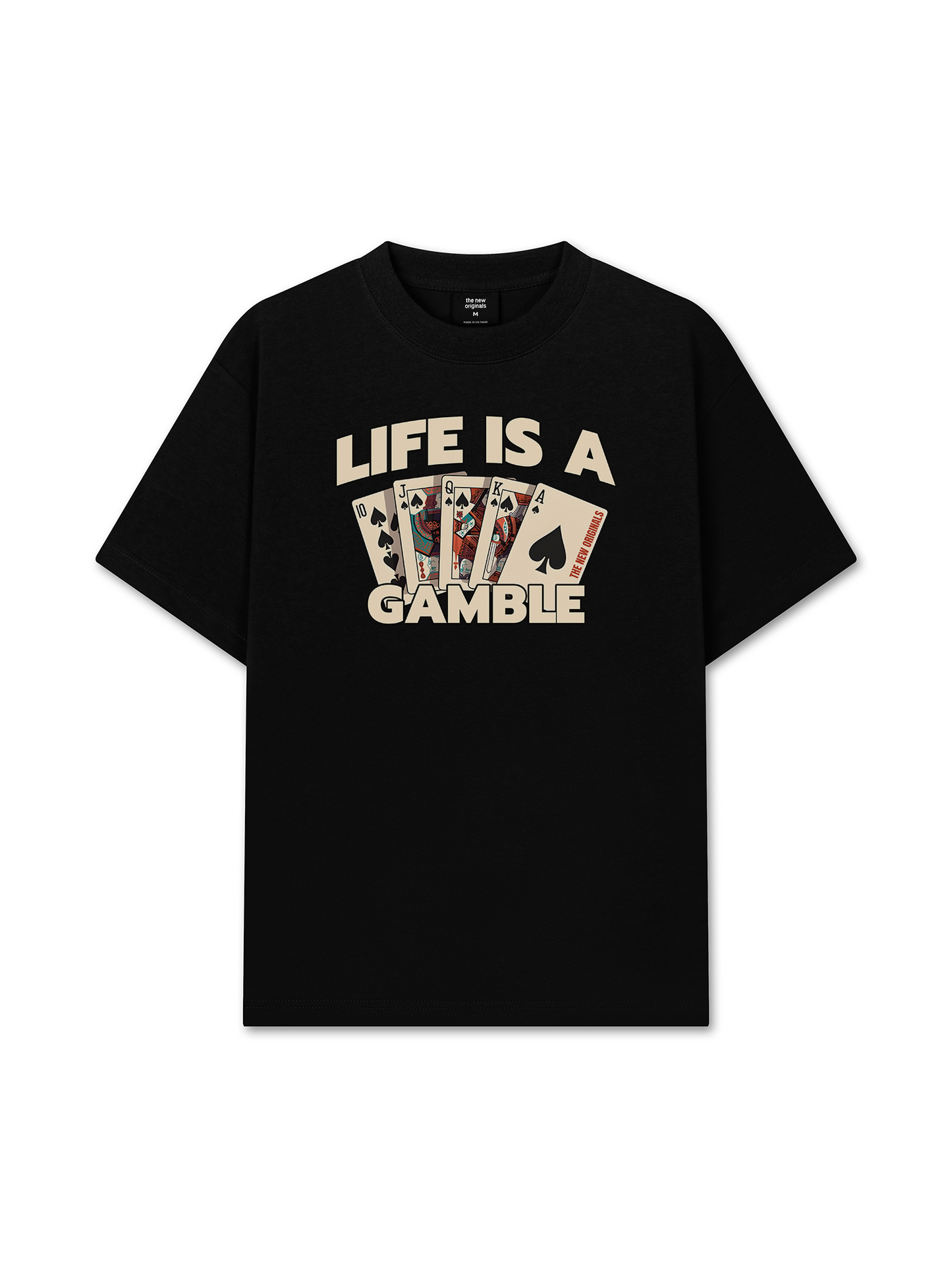 Áo Thun Relaxed Fit Lucky Life Is A Gamble