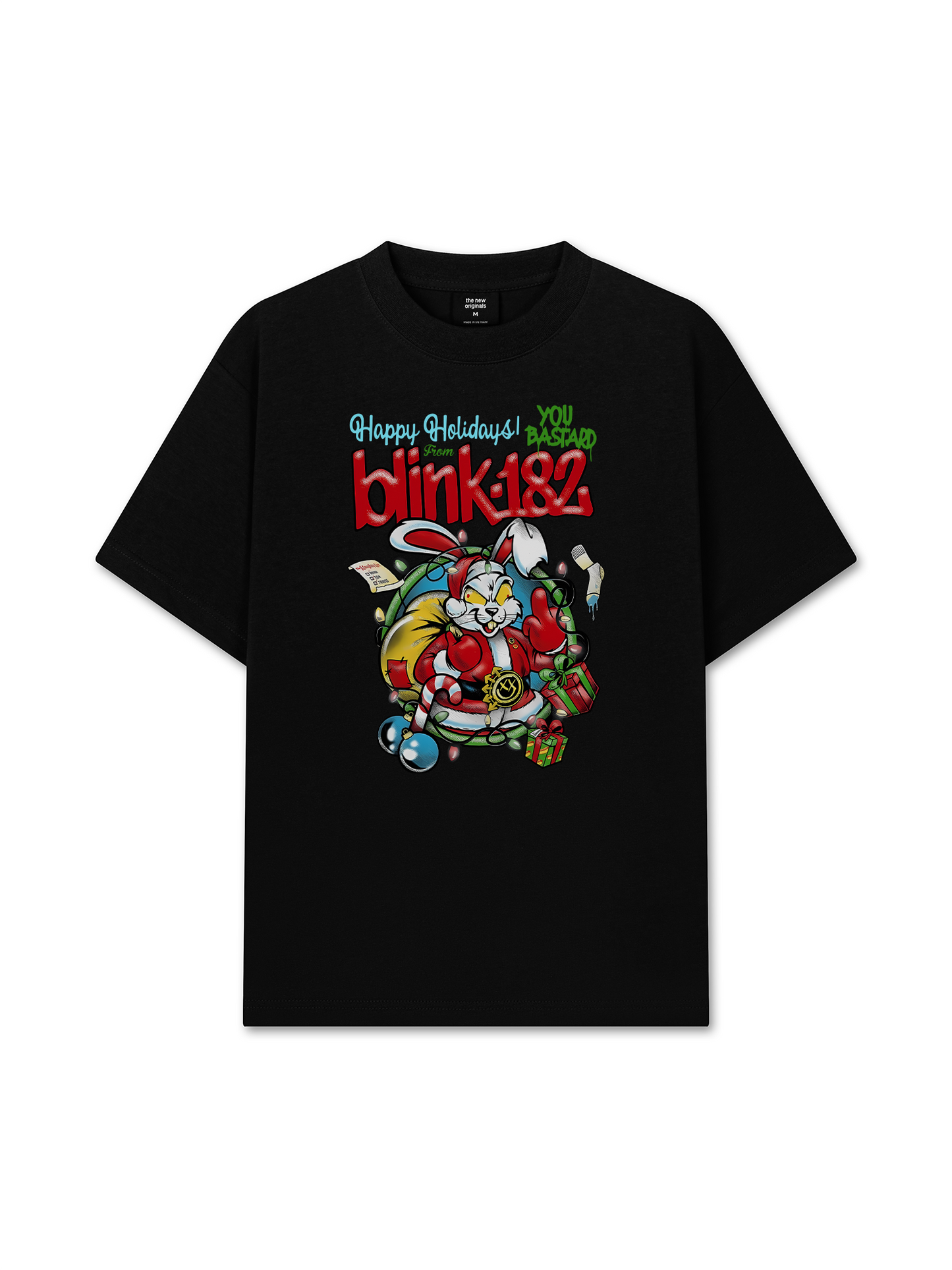 Áo Thun Relaxed Fit Blink 182 Happy Holidays