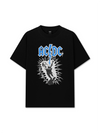 Áo Thun Relaxed Fit AC DC Shocking Metal