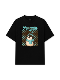 Áo Thun Relaxed Fit Animal Mood Cozy Penguin