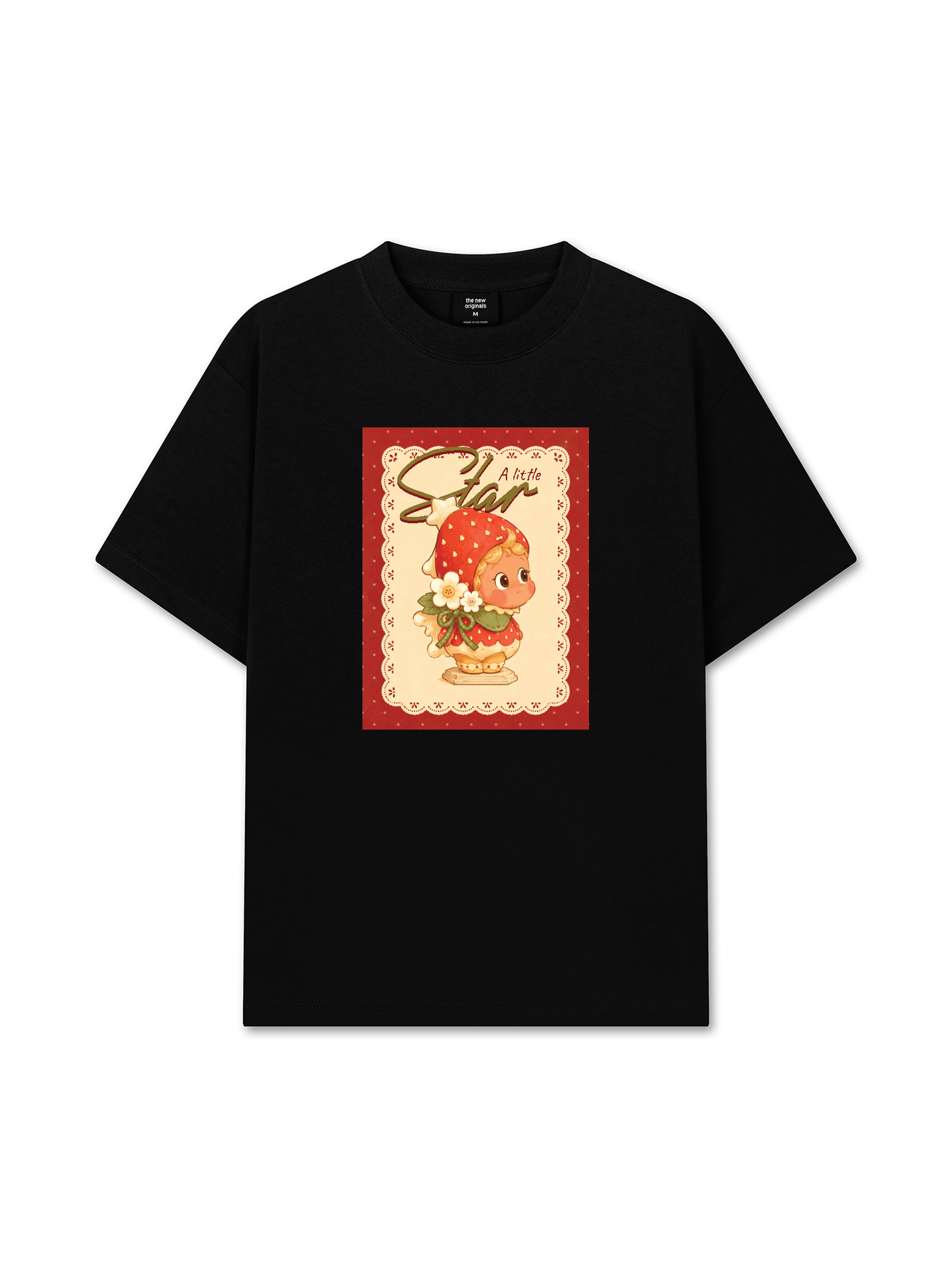 Áo Thun Relaxed Fit A Little Strawberry Star