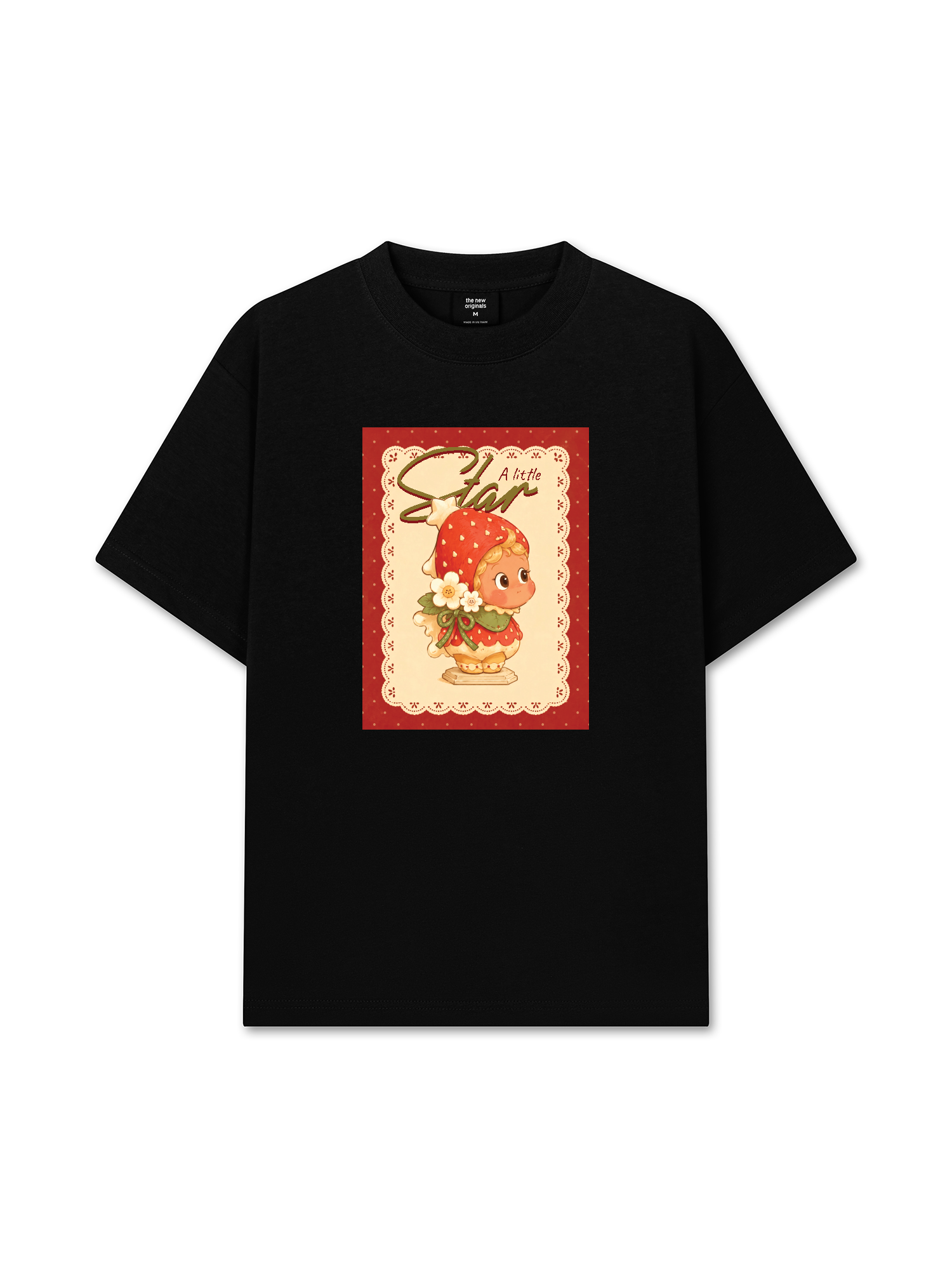 Áo Thun Relaxed Fit A Little Strawberry Star