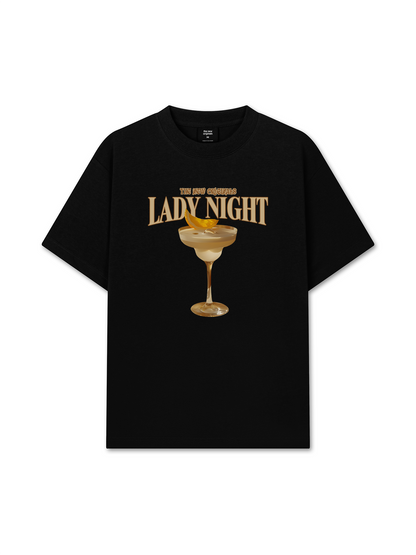 Áo Thun Relaxed Fit Fresh Lady Night