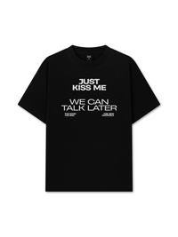 Áo Thun Relaxed Fit Life Vibe Just Kiss Me