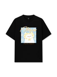 Áo Thun Relaxed Fit A Tiny Bloom Of Happiness Meow