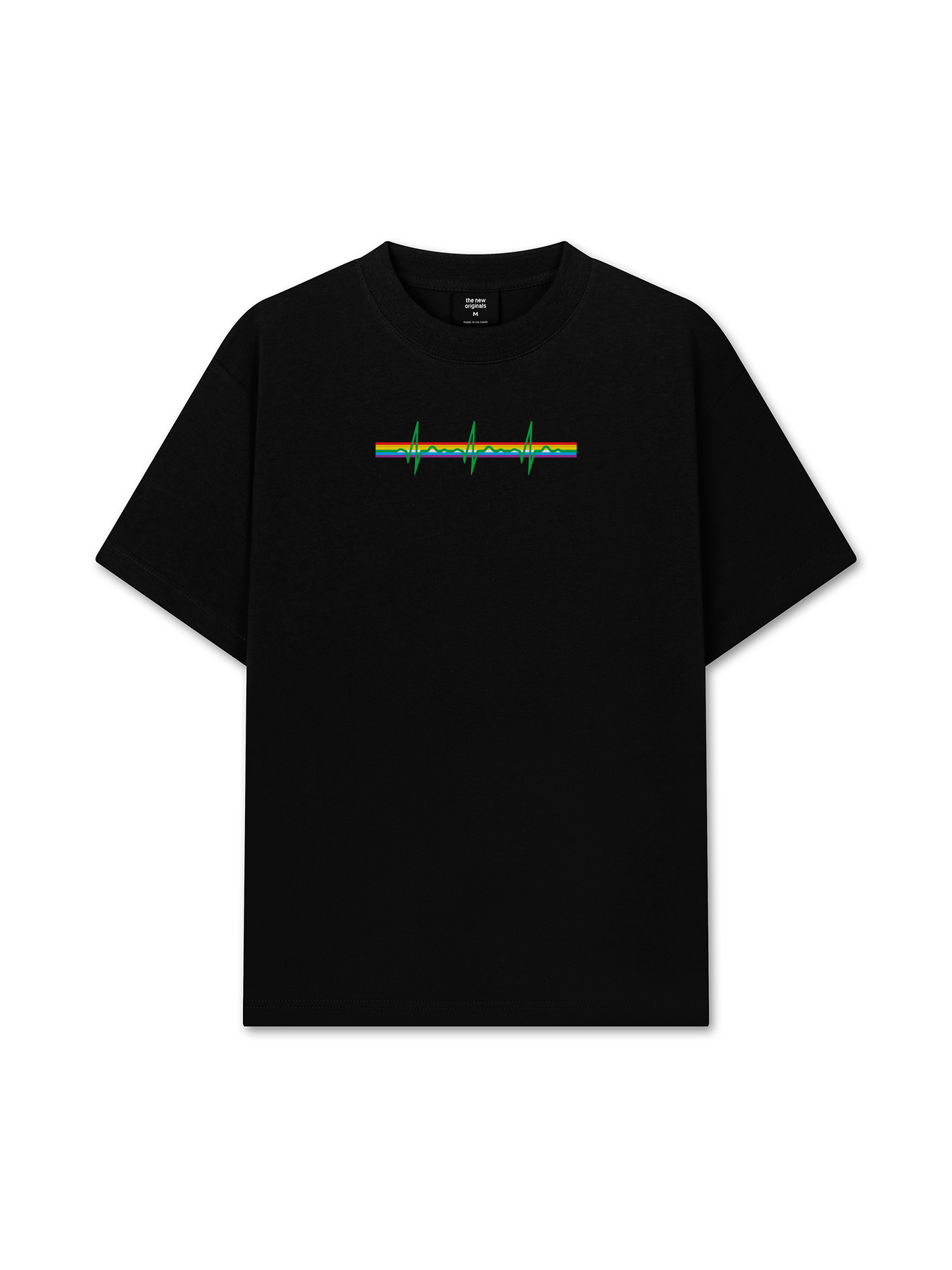Áo Thun Relaxed Fit Pink Floyd Dark Side Of The Moon Heartbeat