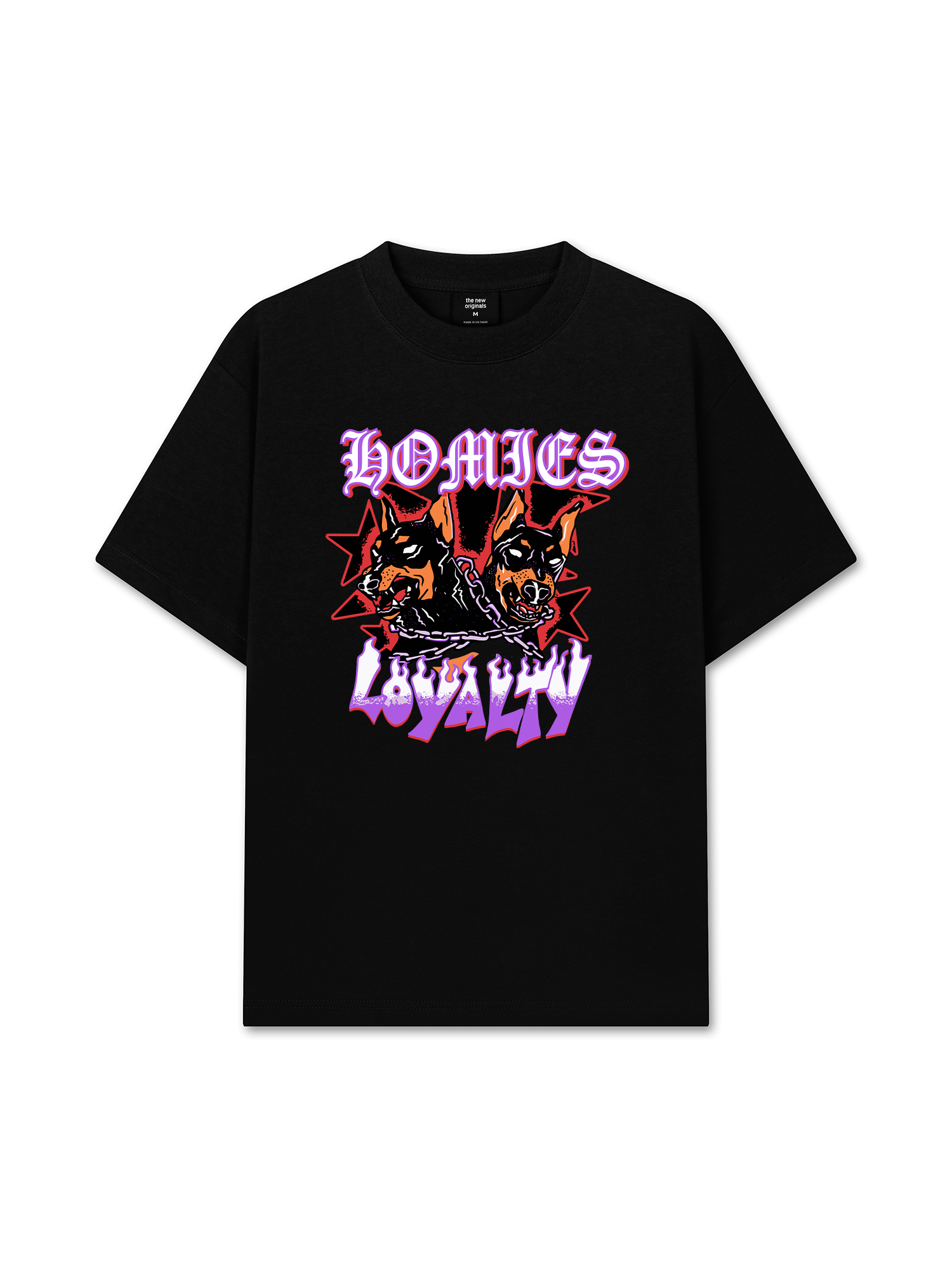 Áo Thun Relaxed Fit Animal Mood Homies Loyalty