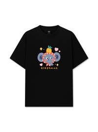 Áo Thun Relaxed Fit Pineapple Cutie Elephant