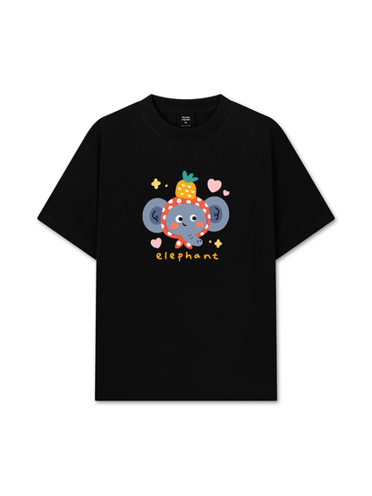 Áo Thun Relaxed Fit Pineapple Cutie Elephant