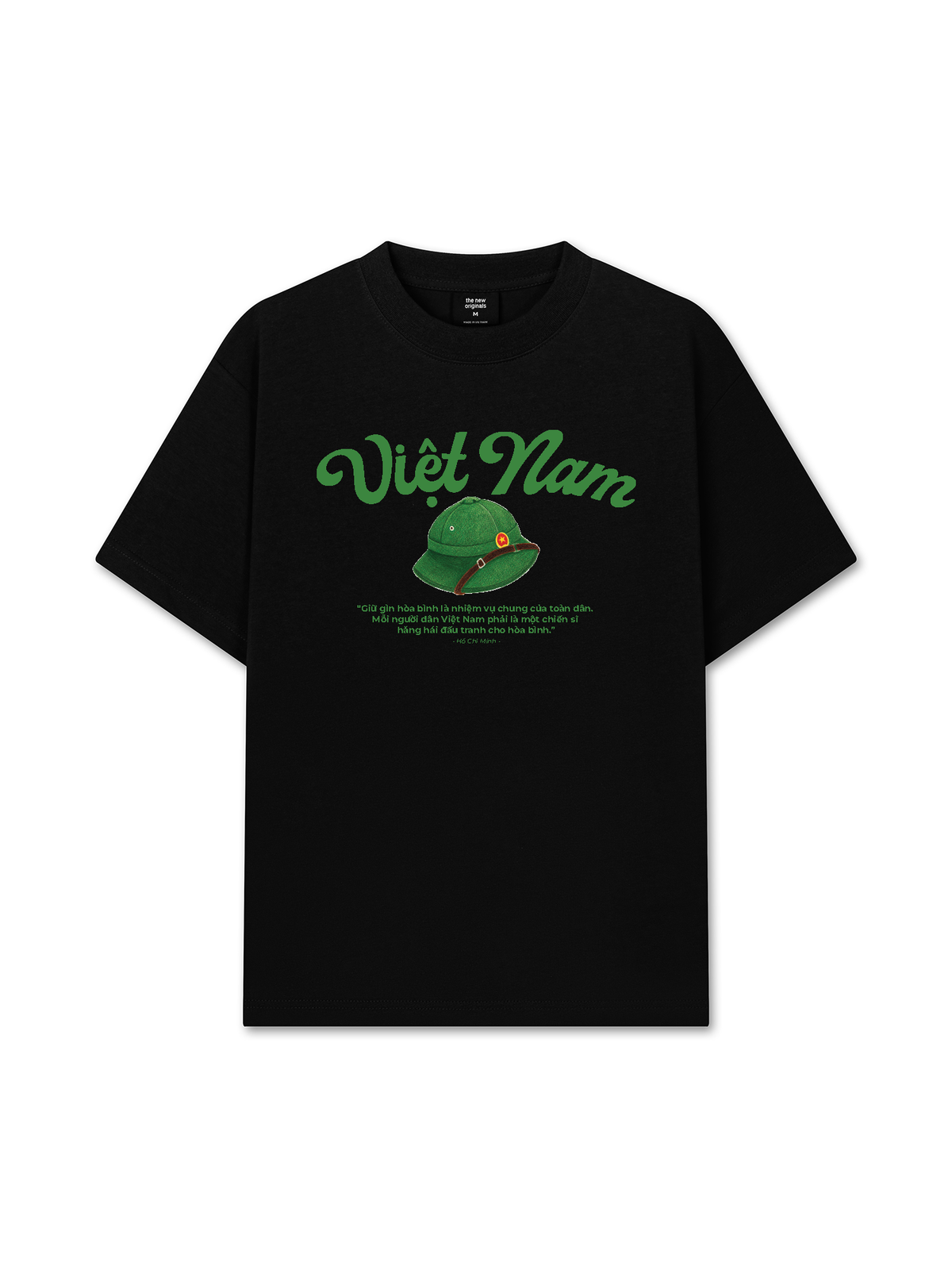Áo Thun Relaxed Fit Mũ Cối Việt Nam