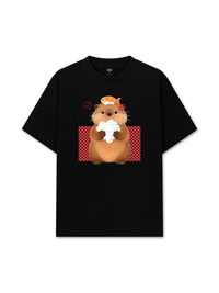 Áo Thun Relaxed Fit Animal Mood Bubble Beaver