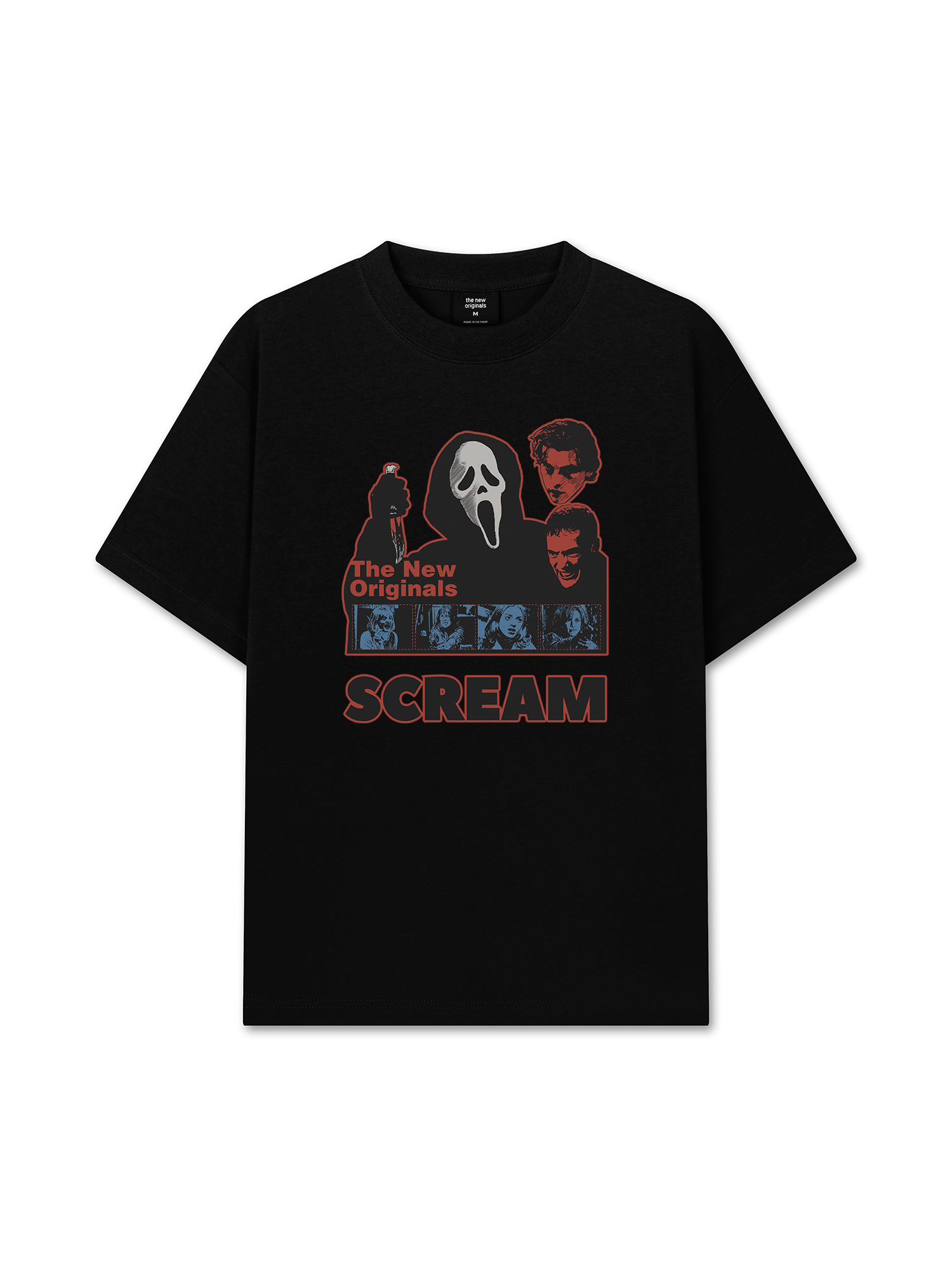 Áo Thun Relaxed Fit Movie The Scream Mask